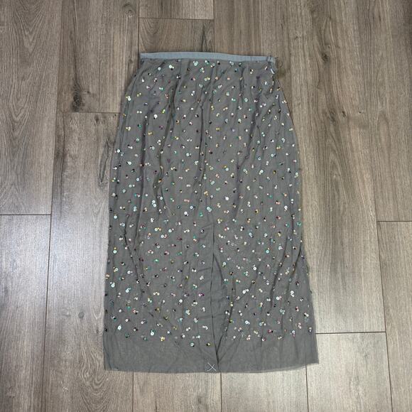J Crew Collection Gwyneth Layered Sequin Slip Skirt US Womens XS - Picture 3 of 6